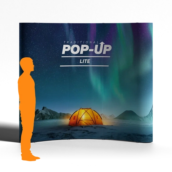  Traditional - Pop - Up - Lite - Curved - 3x3 4