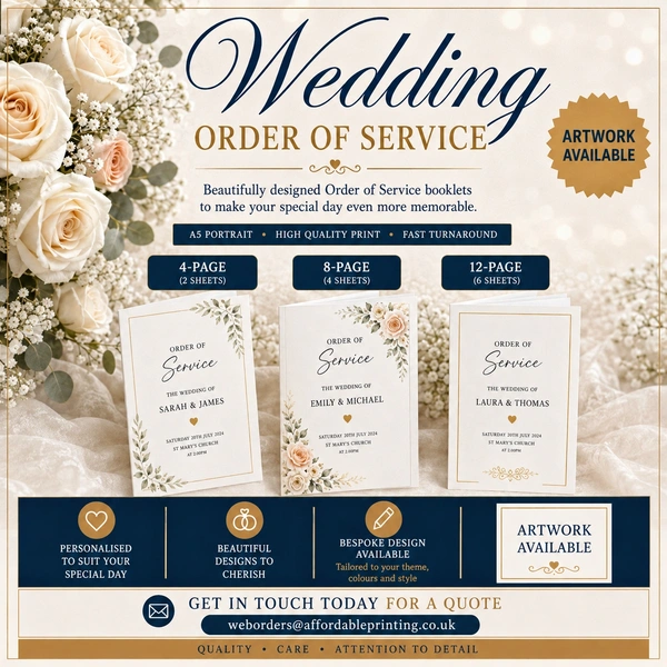  Wedding  Order of Service