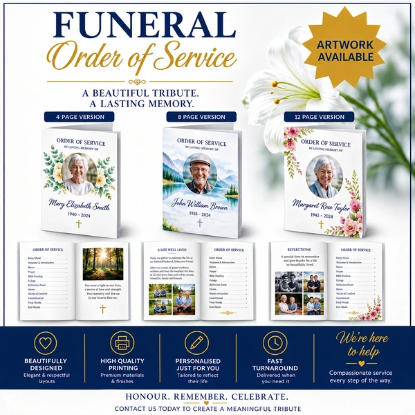  Funeral Order Of Service