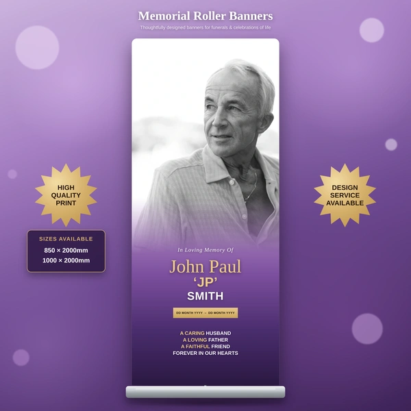  Memorial Roller Banner